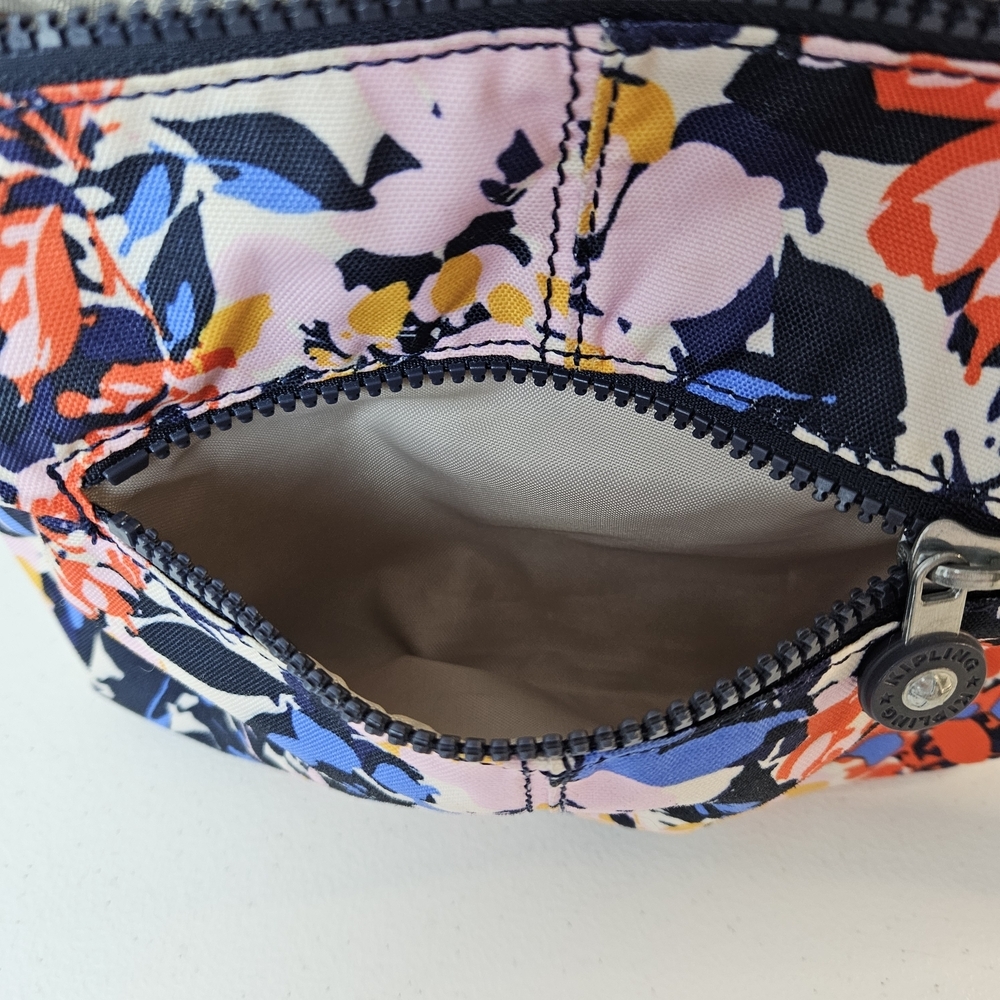 Kipling Wes Floral Crossbody Bag In Splashy Posies - Picture 11 of 15
